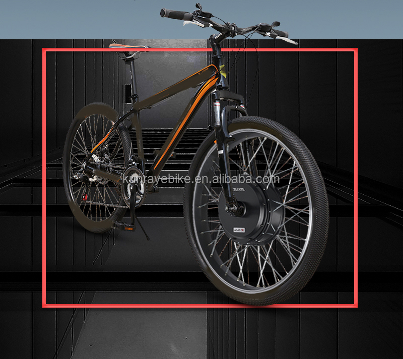Kit Conversion Vélo Électrique 72V 3000W Roue Arrière 20/26