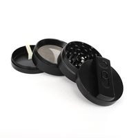 Grinder électrique 3 en 1, Rechargeable, avec briquet, broyeur de chanvre, pour tabac, modèle, vente en gros