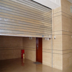 Porte de garage souterrain coupe-feu à l'épreuve de la fumée, homologuée UL/CE, en acier, à enroulement, pour entrepôt, 1 à 3 heures - Product Image 3