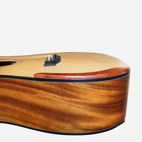 Repose-bras universel en bois de rose massif pour guitare 39-41 pouces, support de main auto-adhésif pour guitare folk, classique et acoustique
