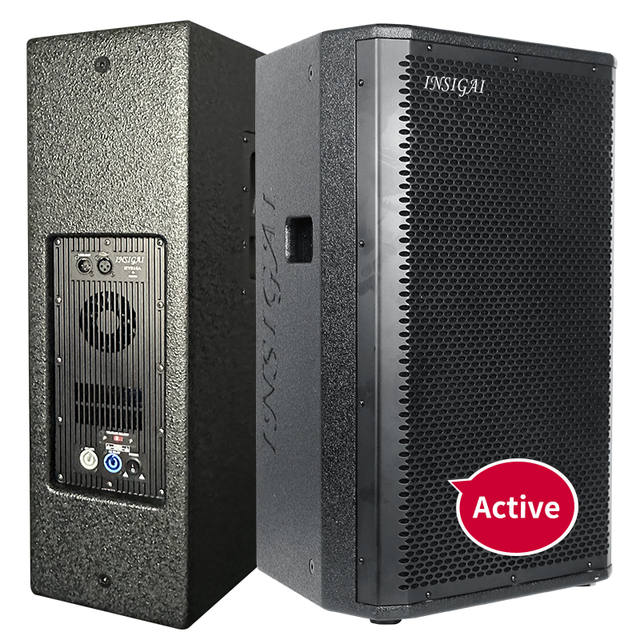 Custom 12 15 Inch Power pa Active Speaker Amplifier Module Audio Sound Equipment System Powered Speakers Professional Active