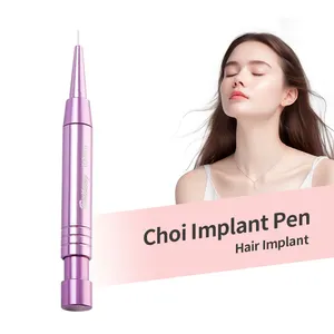 Профессиональный дизайн Choi Implantor Pen, микроигольная ручка для волос, уменьшающие травмы, уменьшающие кровотечение из нержавеющей стали, сплав