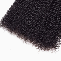 Vividion En gros Mèches de cheveux humains rebondissantes Afro Kinky Curly Weft Longues Noir naturel Cheveux humains indiens Remy Cheveux vierges pour tissage