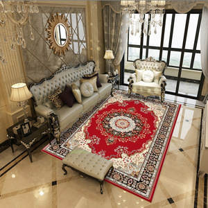 Thảm Trải Sàn Lụa Ba Tư Lớn 9X12 Xù Xì Cho Phòng Khách Thảm Màu Đỏ Sang Trọng - Product Image 5