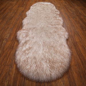 Grand tapis en fourrure <span class=keywords><strong>de</strong></span> <span class=keywords><strong>mouton</strong></span> australien véritable jeté en <span class=keywords><strong>peau</strong></span> <span class=keywords><strong>de</strong></span> <span class=keywords><strong>mouton</strong></span> pour chambre à coucher, salon, pépinière tapis doux et moelleux - Product Image 5