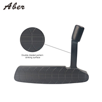 Putter de golf Aber en acier inoxydable personnalisé avec logo (usiné CNC) - Manche en acier 350g Unisexe Droitier pour tous les golfeurs