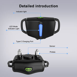 El más nuevo diseño de patente Pantalla LED 2600 pies Control remoto Choque eléctrico Collar de entrenamiento para perros - Product Image 6