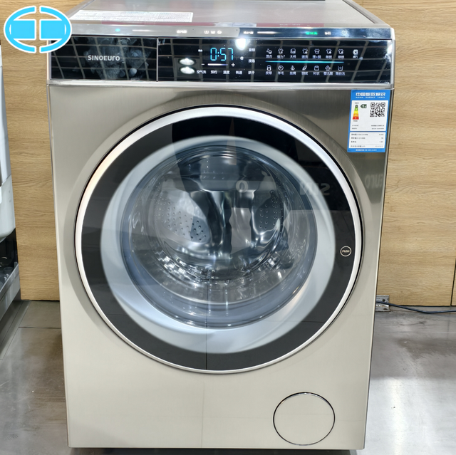 OEM 12kg Fully Automatic Front Loading Washing Machine with Dryer Commercial Smart Laundry Equipment Home Steam Washer and Dryer
