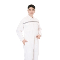 Overol de Trabajo Unisex de Algodón Transpirable e Impermeable con Impresión Reflectante de Transferencia Térmica de Alta Calidad, con Detección de Agujas, Muestra en 7 Días
