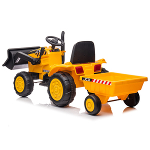 Trattore Bulldozer Elettrico Ricaricabile per Bambini 12V <span class=keywords><strong>con</strong></span> Telecomando, Giocattolo Cavalcabile per 2-7 Anni - Product Image 3