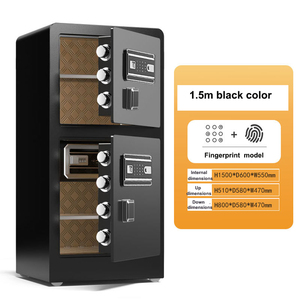 Hộp An toàn hai cửa lớn 1.5M với hộp mật mã mô hình vân tay cho Hộp An toàn văn phòng tại nhà - Product Image 6