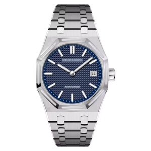 Montre-bracelet à quartz japonaise VX3K pour homme, avec cristal saphir lumineux, ultra-mince, en acier inoxydable, avec cristal saphir - Product Image 3