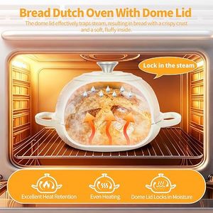 Panela de Ferro Fundido Esmaltado Europeia Popular da Polônia, 7 Camadas, Segura para Cozinhar e Assar em Casa - Product Image 3