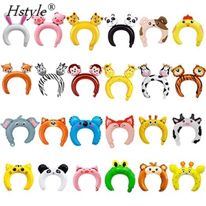 Carino Animale Del Fumetto Della Fascia Foglio di alluminio Palloncino Felice Festa Nuziale di Compleanno Del Bambino Della Decorazione Shower Giocattoli Per Bambini Bambino Decorazione SET593 - Product Image 2
