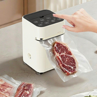 Machine de mise sous vide mini OEM en gros, compression sous vide à une touche pour aliments de tailles variées, gain de place et rangement facile