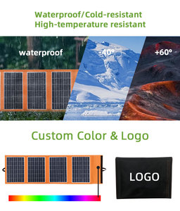 Chargeur solaire pliable compact pour téléphone portable, sac à dos, portefeuille, compatible CE RoHS FCC, 6W 10W 5V - Product Image 4