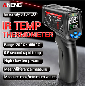 Caméra thermique infrarouge numérique ANENG TH05, thermomètre laser infrarouge, testeur de thermomètre pour tuyaux géothermiques, test industriel - Product Image 2
