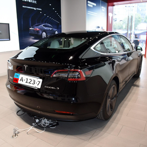 Convient pour Tesla Model 3/<span class=keywords><strong>Y</strong></span> Modifié Volant en fibre de carbone Upgrade Turning Fur Edamame Type <span class=keywords><strong>D</strong></span> Volant - Product Image 5