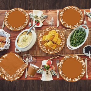 144PCS dùng một lần cielito Lindo Đảng trang trí platos de Barro mexicanos đất sét tấm đất nung gốm giấy Ly bộ đồ ăn - Product Image 3