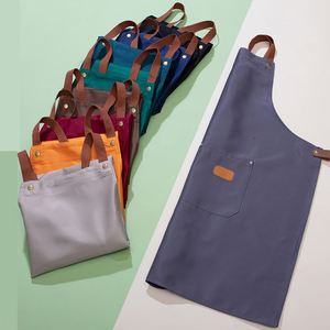 Xq655 Canvas <b>Kitchen</b> Waterproof and Oil Proof Adjustable Waiter Custom Cafe <b>Apron</b> - Product Image 6