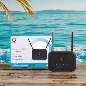 เราเตอร์ OLAX AX8 PRO Wifi 5000mAh 4G CPE 300Mbps แบบพกพา รองรับซิม 4G สำหรับใช้งานกลางแจ้ง Openwrt VPN 5g Sim Wifi Router - Product Image 1