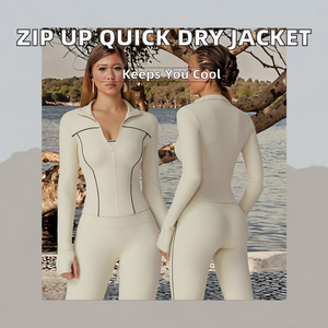 EWT2036 Women's Breathable Comfortable Zip-Up Quick Dry Athletic <b>Workout</b> Skinny Fit Gym Sport Yoga <b>Jacket</b> Leopard Print Front - Product Image 2