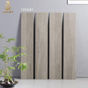 Piastrelle in Ceramica Effetto Legno Opaco 200x1200mm, Antiscivolo, per Pavimenti Marroni e Grigi - Product Image 2