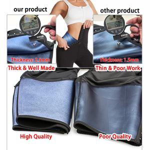 Pantaloni termici da donna con Logo personale Leggings Fitness per dimagrire controllo pancia girovita Trainer mutandine controllo Sauna - Product Image 4