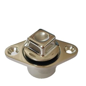 Tapón de Drenaje de Acero Inoxidable 316 con Diseño de Diamante, Accesorio para Casco de Barco, Herraje Marino - Product Image 1