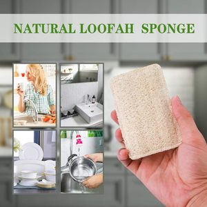 Esponjas de Cocina Biodegradables, Esponja para Platos Anti-Rayaduras, Super Absorbente, Esponjas de Luffa Naturales a Base de Plantas - Product Image 5