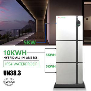 Paquete de Baterías LiFePO4 VICTPOWER de 10 kWh, Inversor Híbrido de 5 kW, Almacenamiento de Energía Doméstica, Conexión Híbrida a la Red Eléctrica - Product Image 2