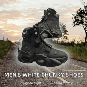 Zapatillas de Lujo para Hombre, Diseño Moderno, Suela Gruesa, Casuales, Transpirables, Ligeras, Estilo Deportivo para Caminar - Product Image 2
