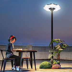Cao lumen ngoài trời chiếu sáng trang trí LED vườn đèn 100 200 300 watt Monocrystalline silicon năng lượng mặt trời LED vườn ánh sáng - Product Image 4