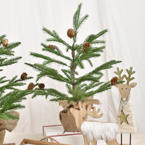 <b>Mini</b> Luxury Home Desktop Decor High Quality Flocking <b>Christmas</b> <b>Tree</b> Ornament Simulated <b>Christmas</b> Decorations - Product Image 4