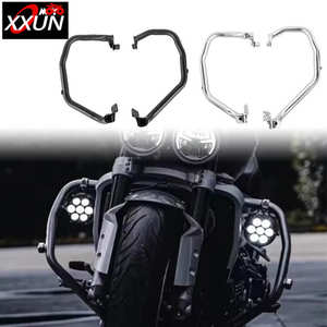 XXUNรถจักรยานยนต์กรอบCrash Barป้องกันเครื่องยนต์กันชนFitสําหรับTriumph <span class=keywords><strong>Rocket</strong></span> <span class=keywords><strong>3</strong></span> GT Rocket3GT 2020 <span class=keywords><strong>2021</strong></span> 2022 2023 - Product Image 1