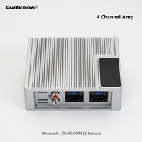 Amplificateur de voiture Android 4 canaux 12V 4x50W Max 4x25W RMS, amplificateur audio de voiture fin, OEM ODM