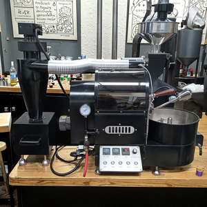 Torréfacteur de café à tambour en acier inoxydable de haute qualité capacité de 3kg Machine à torréfier le café aux haricots verts pour les cafés - Product Image 4