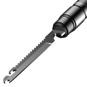 Bastón de Senderismo Multifuncional Yuantu de Aleación de Aluminio, 3 Secciones Telescópicas, Bastón de Caminata para Uso en Exteriores, Mango Azul - Product Image 2