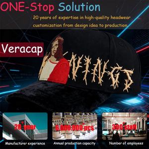 HBA54 最高品質 フルカスタムスタイル 5パネル ベラキャップ 野球帽 カスタム刺繍ロゴ スエード スポーツ メンズキャップ ロゴ付き - Product Image 3