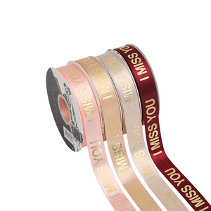 <span class=keywords><strong>Ruban</strong></span> de fleurs en feuille d'or <span class=keywords><strong>2022</strong></span>, vente en gros, Miss You, pour Bouquet, 5 m - Product Image 6