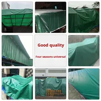 Toile imperméable en PVC imperméable au soleil résistante à l'usure résistante aux couteaux enduite de toile cirée pour extérieur jardin couverture de cargaison