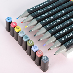 ปากกามาร์กเกอร์สีแบบ copic สำหรับ128นักเรียนปากกาสีแอลกอฮอล์ - Product Image 1