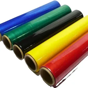 Durable 300% Stretch Wrap 1500ft Soft LLDPE PE <strong>Plastic</strong> <strong>Shrink</strong> Film Roll Moisture Proof Machine Grade High Roll Pallet Packing - Product Image 2