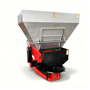 Esparcidor de Fertilizante de Acero Inoxidable 304 de 1m³ con Conexión de 3 Puntos y Accionamiento por Toma de Fuerza, Montado en Tractor, para Fincas y Huertos - Product Image 1