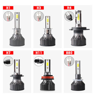 ไฟหน้า LED ทรงซังข้าว F2สว่างสูง30W 12V ไฟหน้ารถแบบผสมผสานลำแสง <span class=keywords><strong>Hi</strong></span> Lo H4 H13 V6 9004ชิ้นส่วนรถยนต์ข้ามพรมแดน - Product Image 3