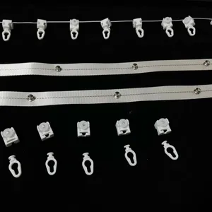 Manuelle Vorhangs chiene Aluminium decke gleitend doppelt wellig falten Schlangen form Vorhangs chiene elektronischer Wasserwellen vorhang