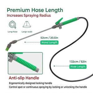 Pulvérisateur de jardin manuel ANSIO de 5 litres, pulvérisateur à pression pour l'utilisation domestique en jardinage, désherbeur et fongicide - Product Image 3