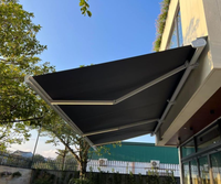 Vente en gros de parasol étanche en PVC personnalisé Cassette complète auvent rétractable pour restaurant balcon aluminium acrylique motorisé