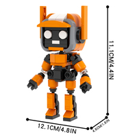 K-VGR Robot MOC MOOXI MOC1129 Série de jouets de film DIY Enfants Garçons Filles Jouets Blocs de construction Briques