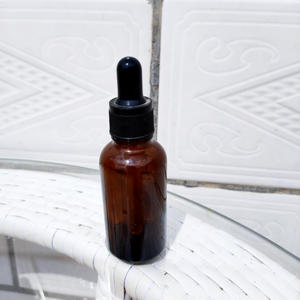 Flacon compte-gouttes en verre ambré bleu de haute qualité 30 ml (1 oz) pour sérum de soin de la peau, nettoyant visage, gouttes pour les yeux, crème pour le visage, huile pour perruque et <span class=keywords><strong>barbe</strong></span> - Product Image 3